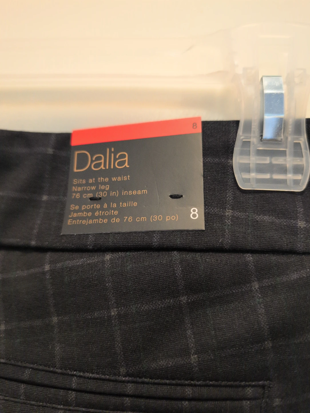 Dalia Women's Pants Size 8 Plaid - photo 3