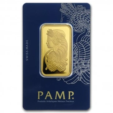 PAMP Suisse 1 Ounce Fine Gold Bar