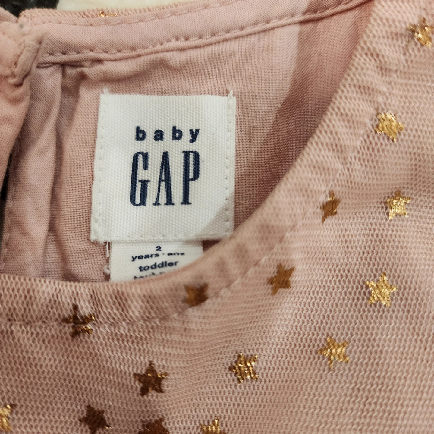 Baby Gap Pink Star Tulle Dress - Size 2 Toddler - photo 2
