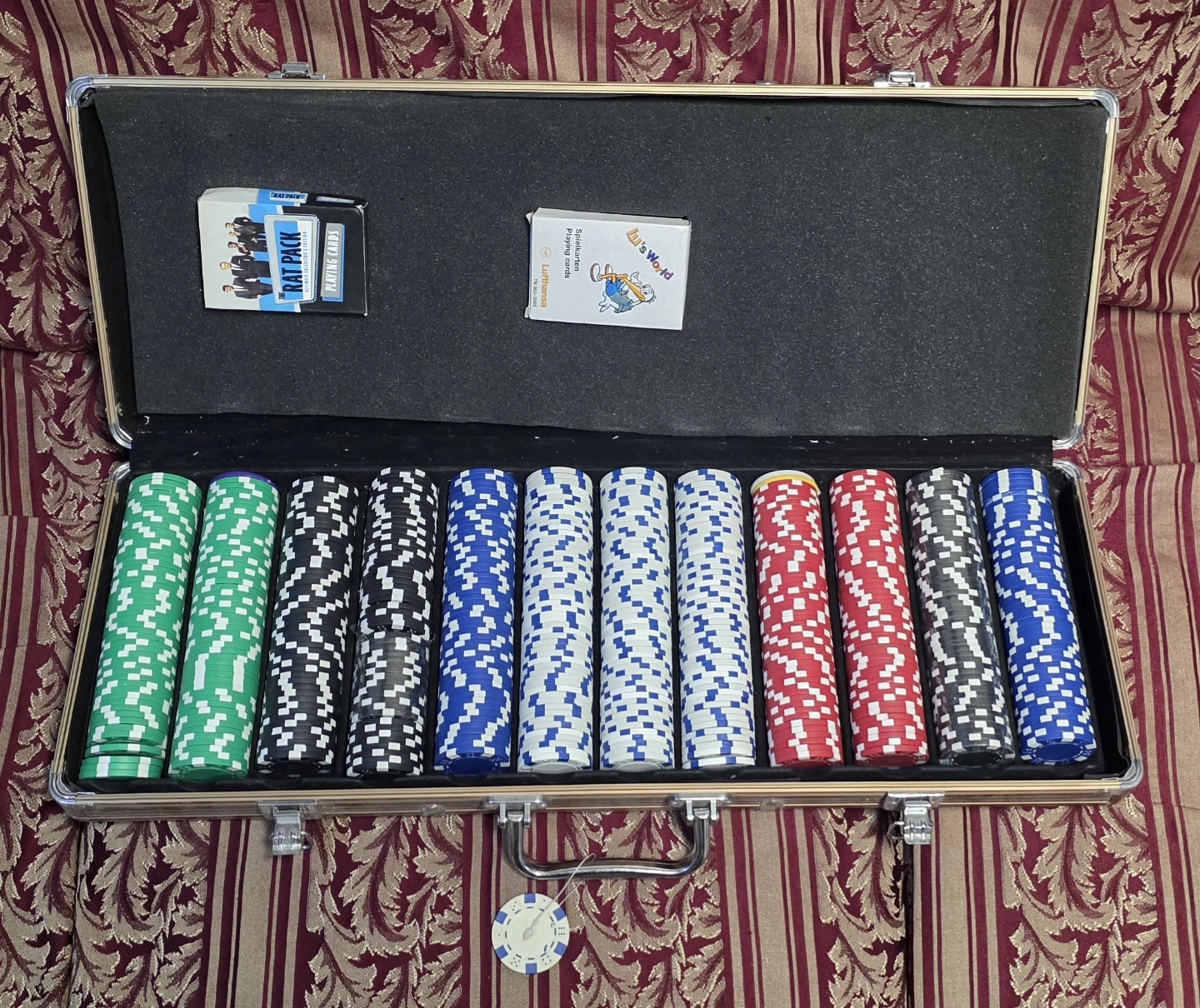 Poker Chip Set with Case