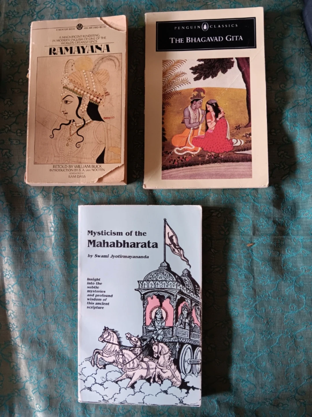 The Bhagavad Gita, Ramayana, Mysticism of the Mahabharata Books