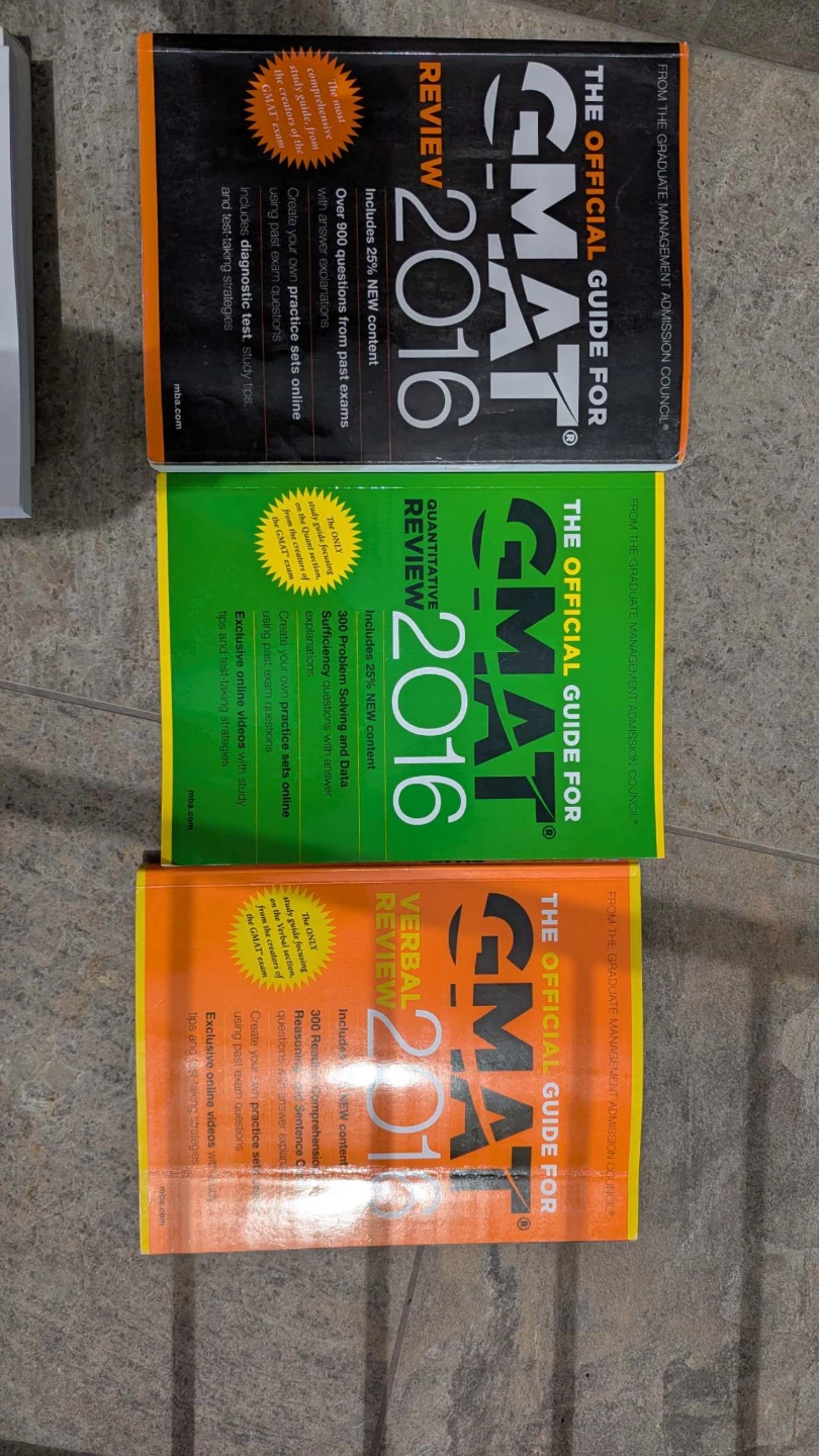 New: The Official Guide for GMAT Review 2016 Books