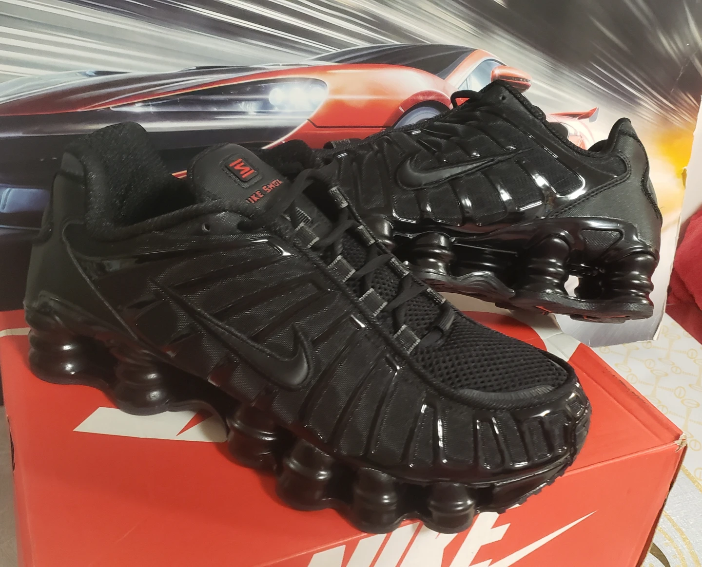 Brand new Nike Shox All Black  Size 10 - photo 4