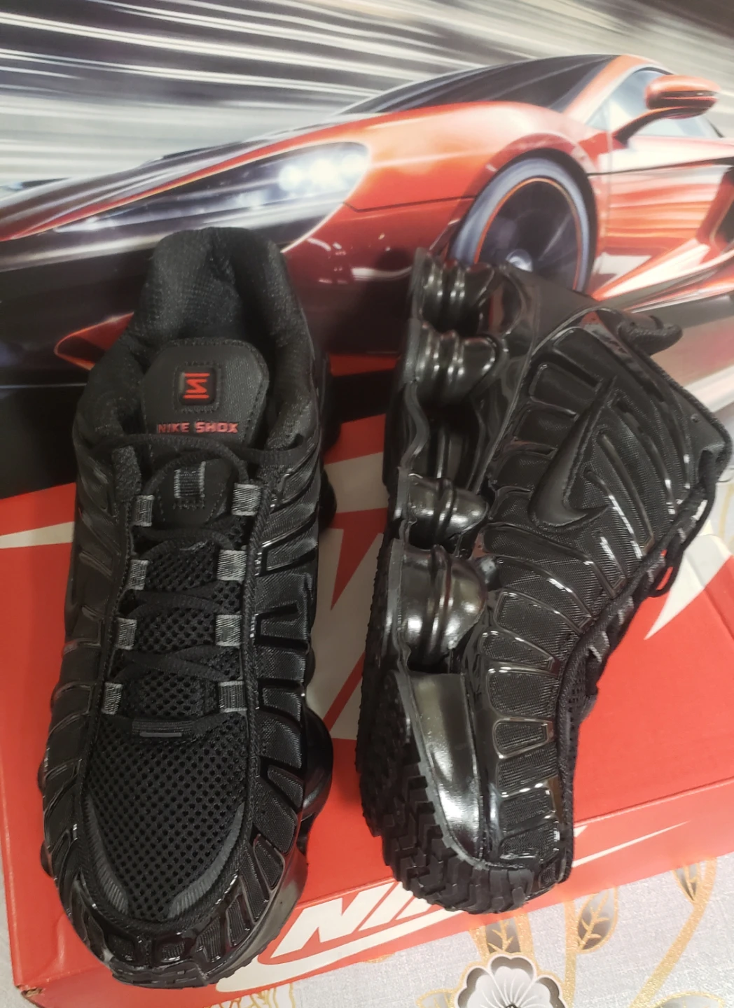 Brand new Nike Shox All Black  Size 10 - photo 5