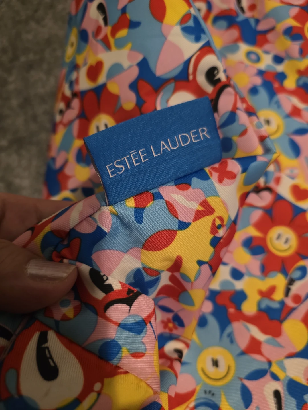 Whimsical Colorful Estée Lauder Tote Bag NWOT - photo 3