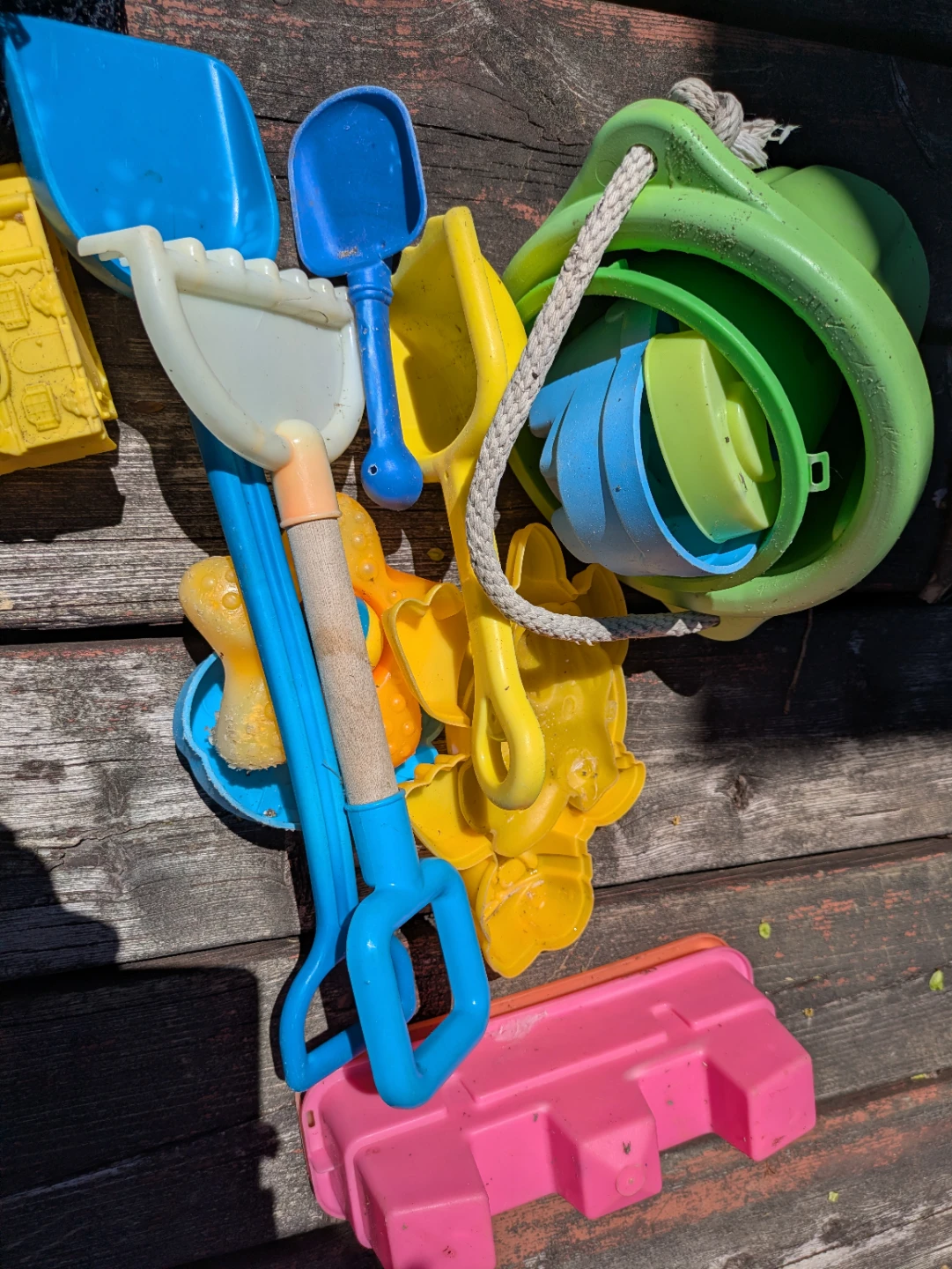 Assorted Plastic Beach and Sand Toys