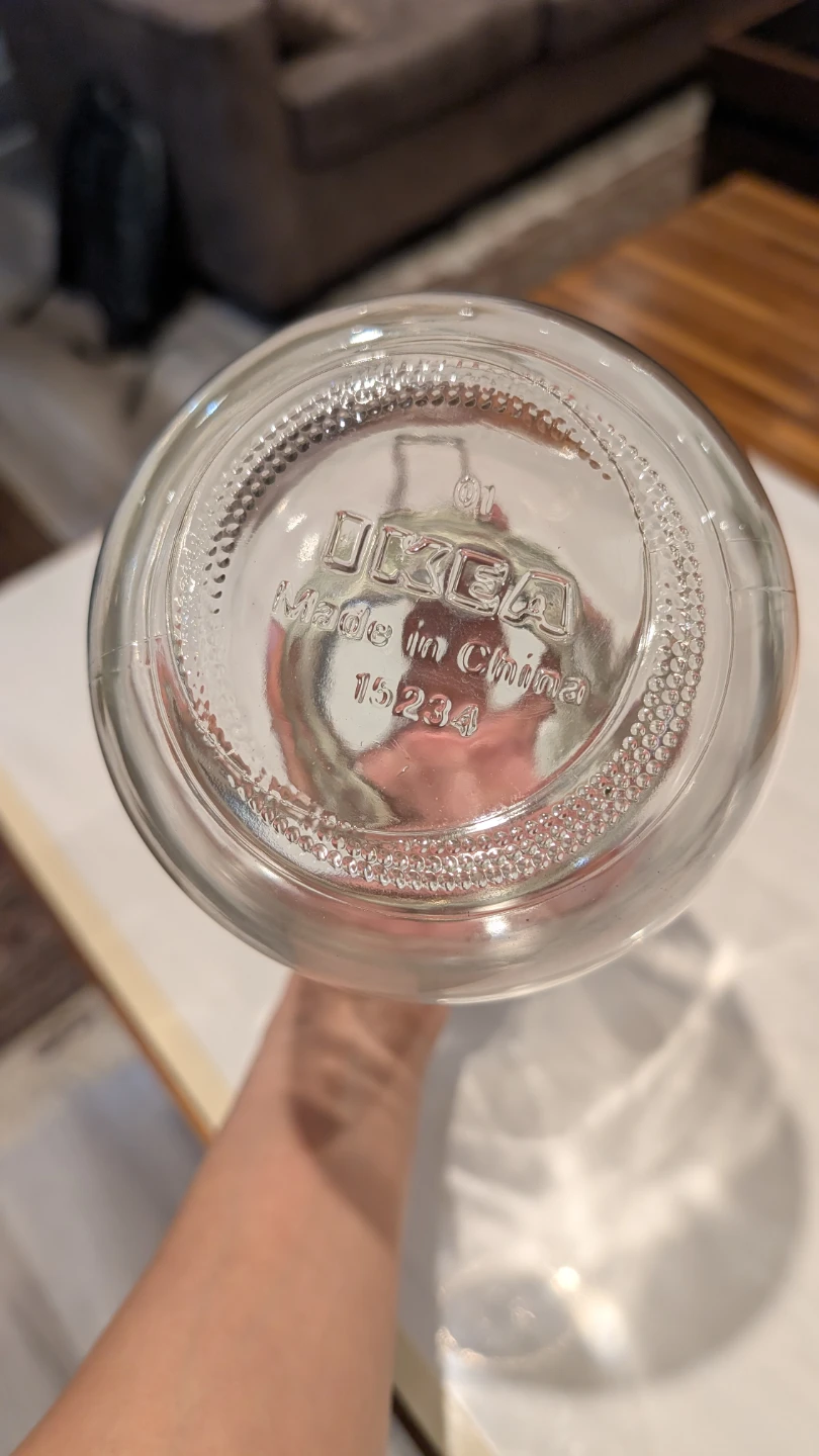 IKEA Glass Storage Jar with Swing Top Lid - photo 2