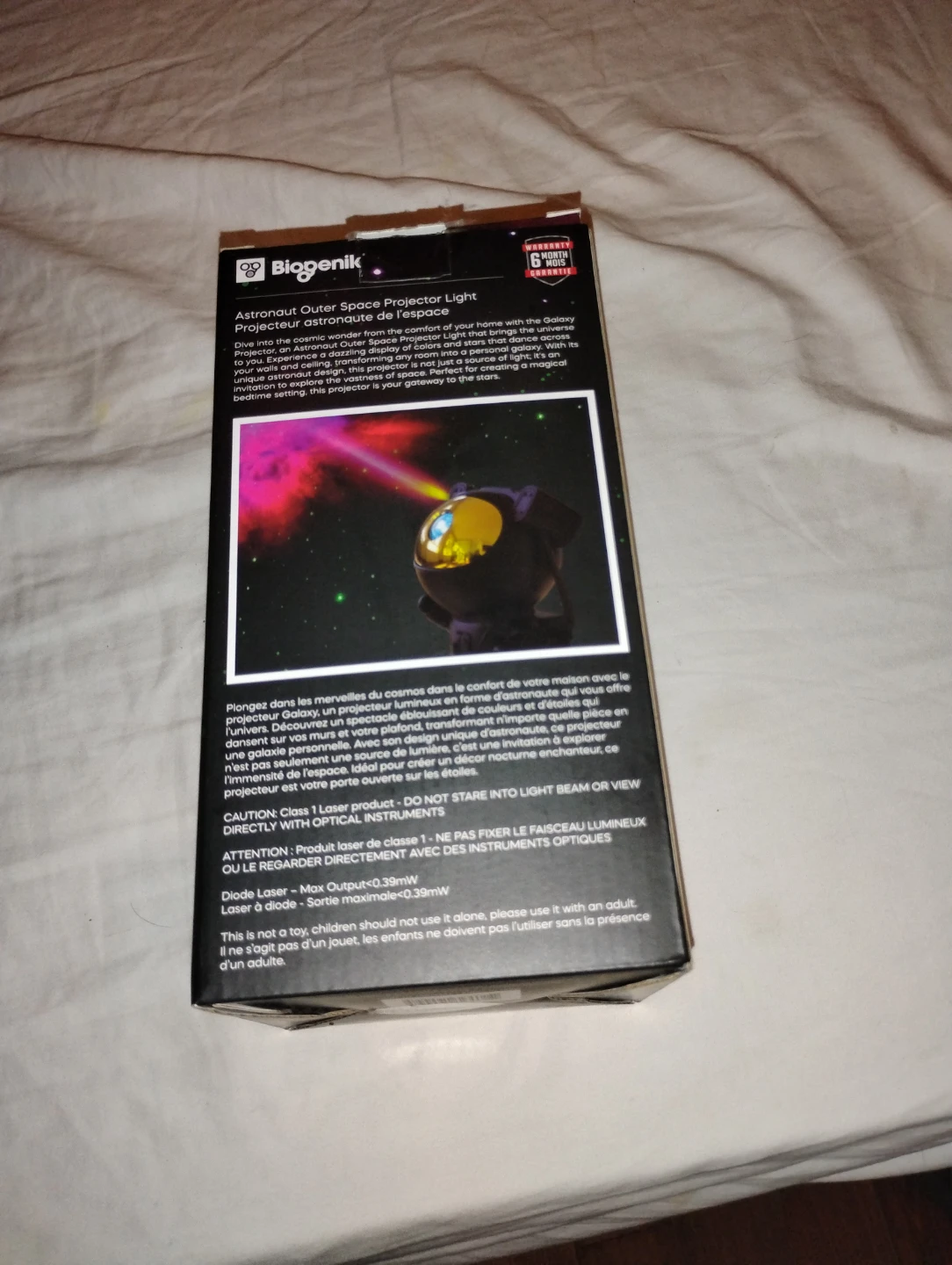 Astronaut outer space projector light - photo 3