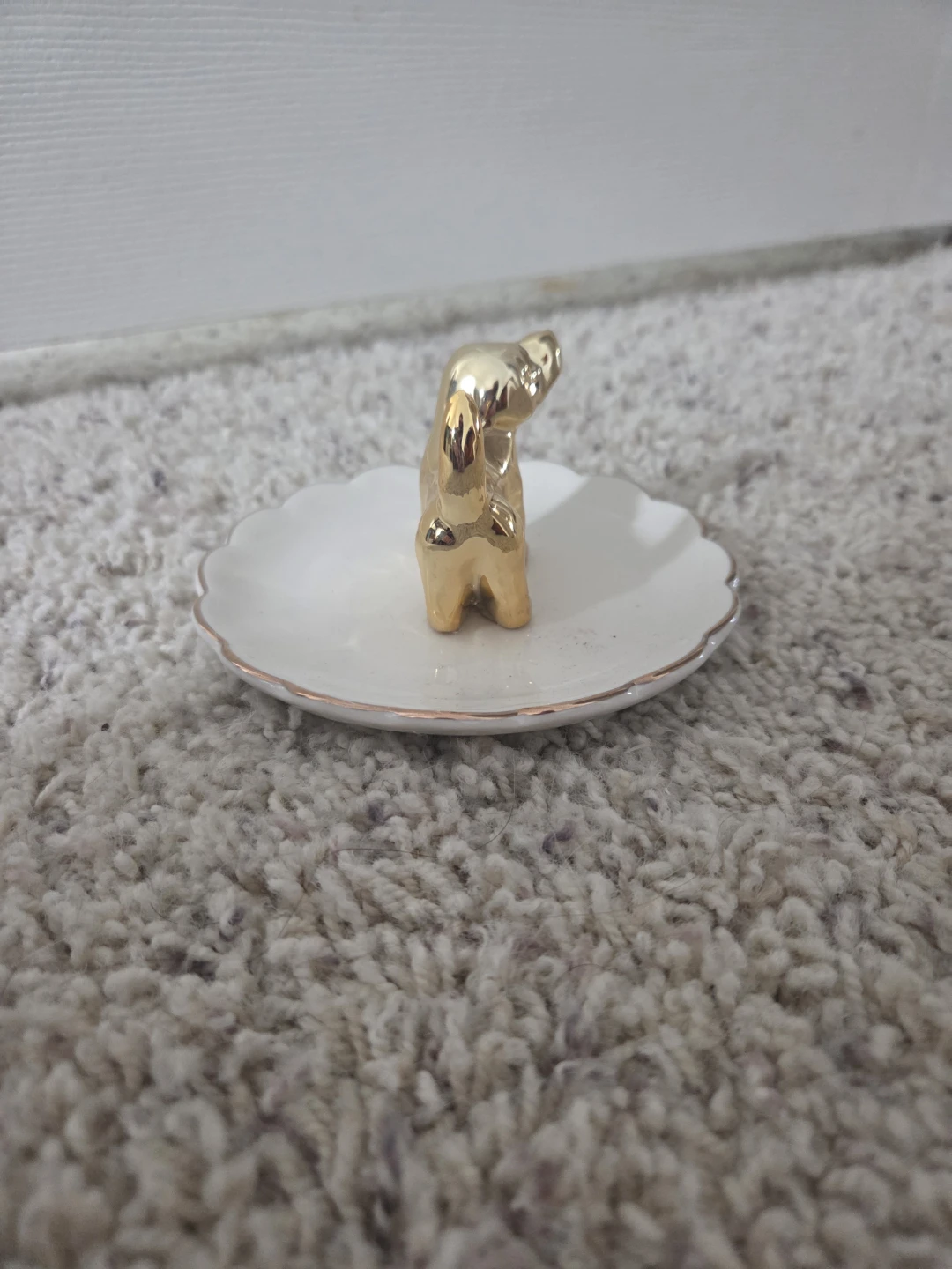Gold Dog Trinket Dish - photo 4