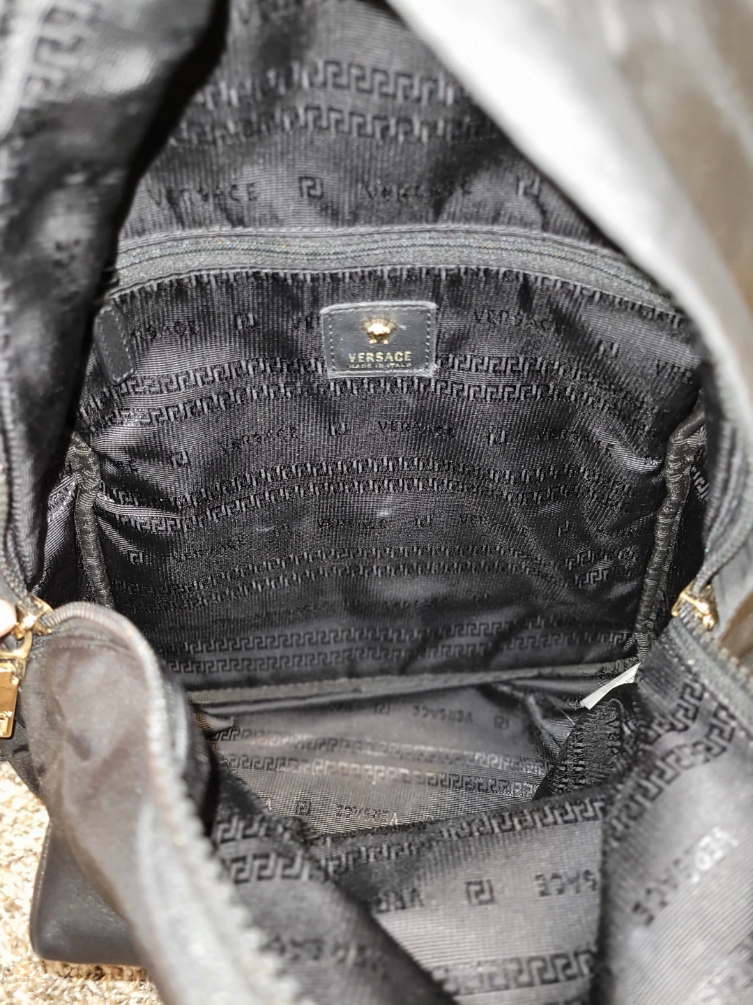 Versace Studded Black Backpack - photo 4