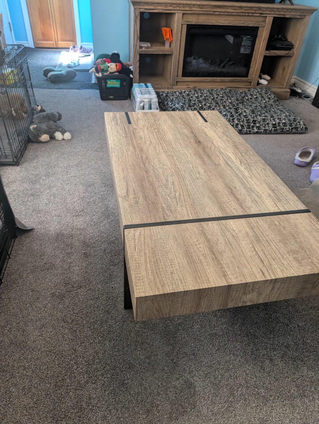 Calvin 43" Coffee Table - Beige