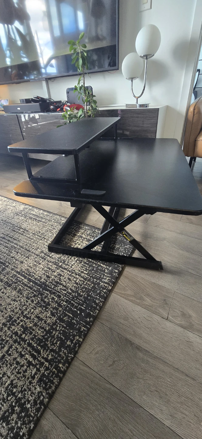 Black Standing Desk Converter - photo 3