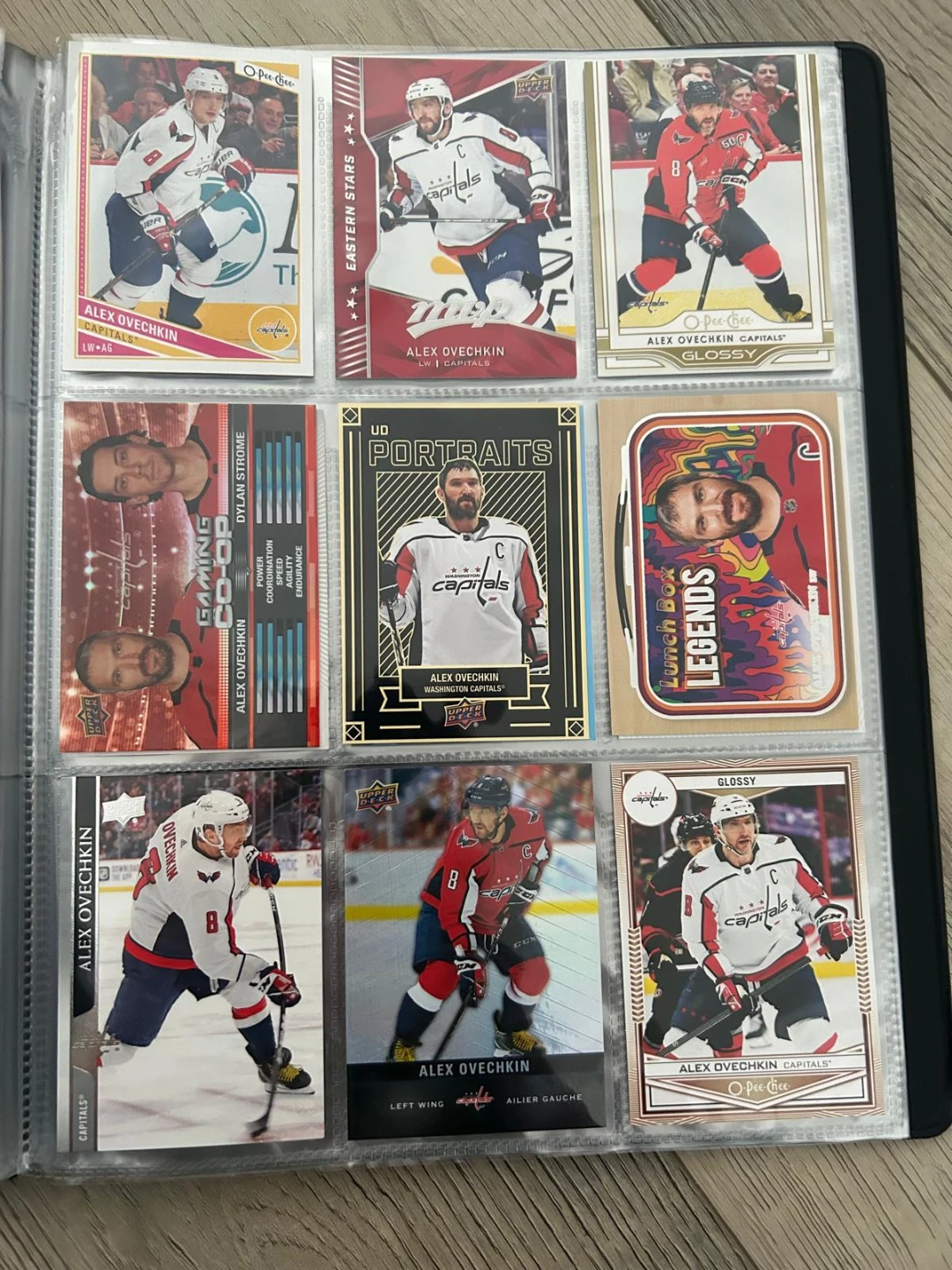 Alexander Ovechkin hockey card collection in binder - photo 4