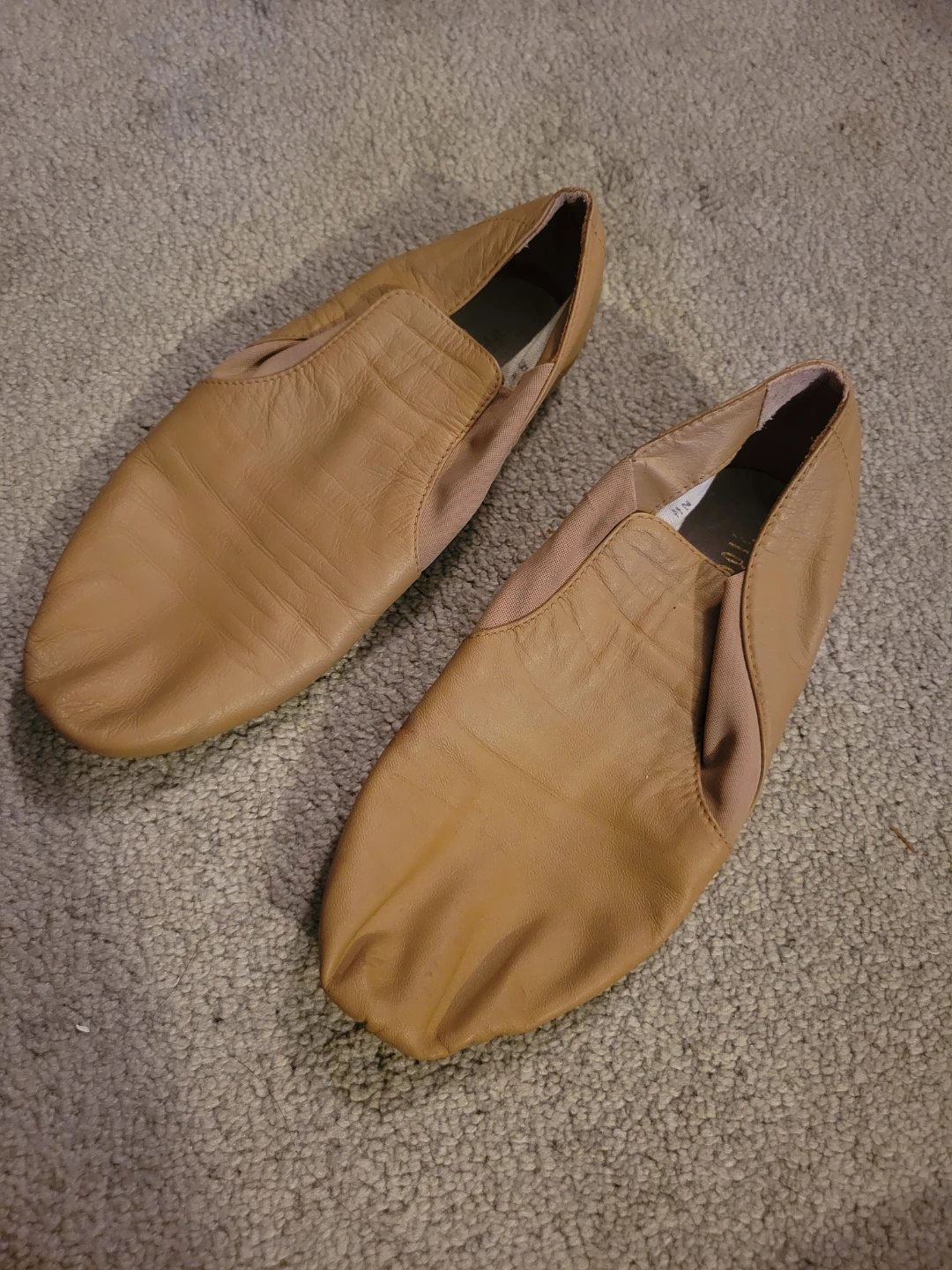 Bloch Dance /Jazz Split Sole Nude Tan Shoes 8.5