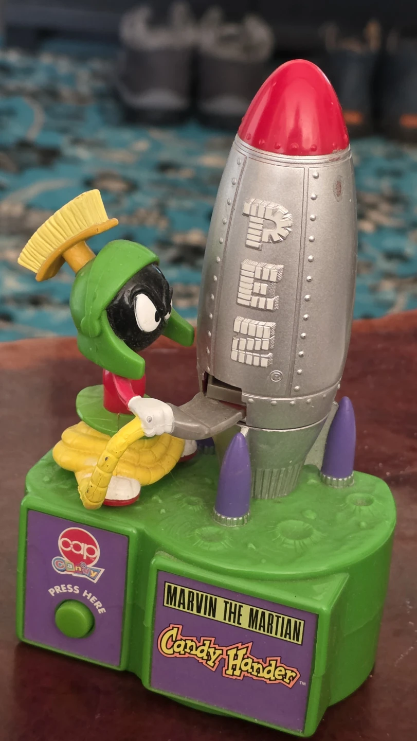 Marvin the Martian Candy Hand Candy Pez Dispenser
