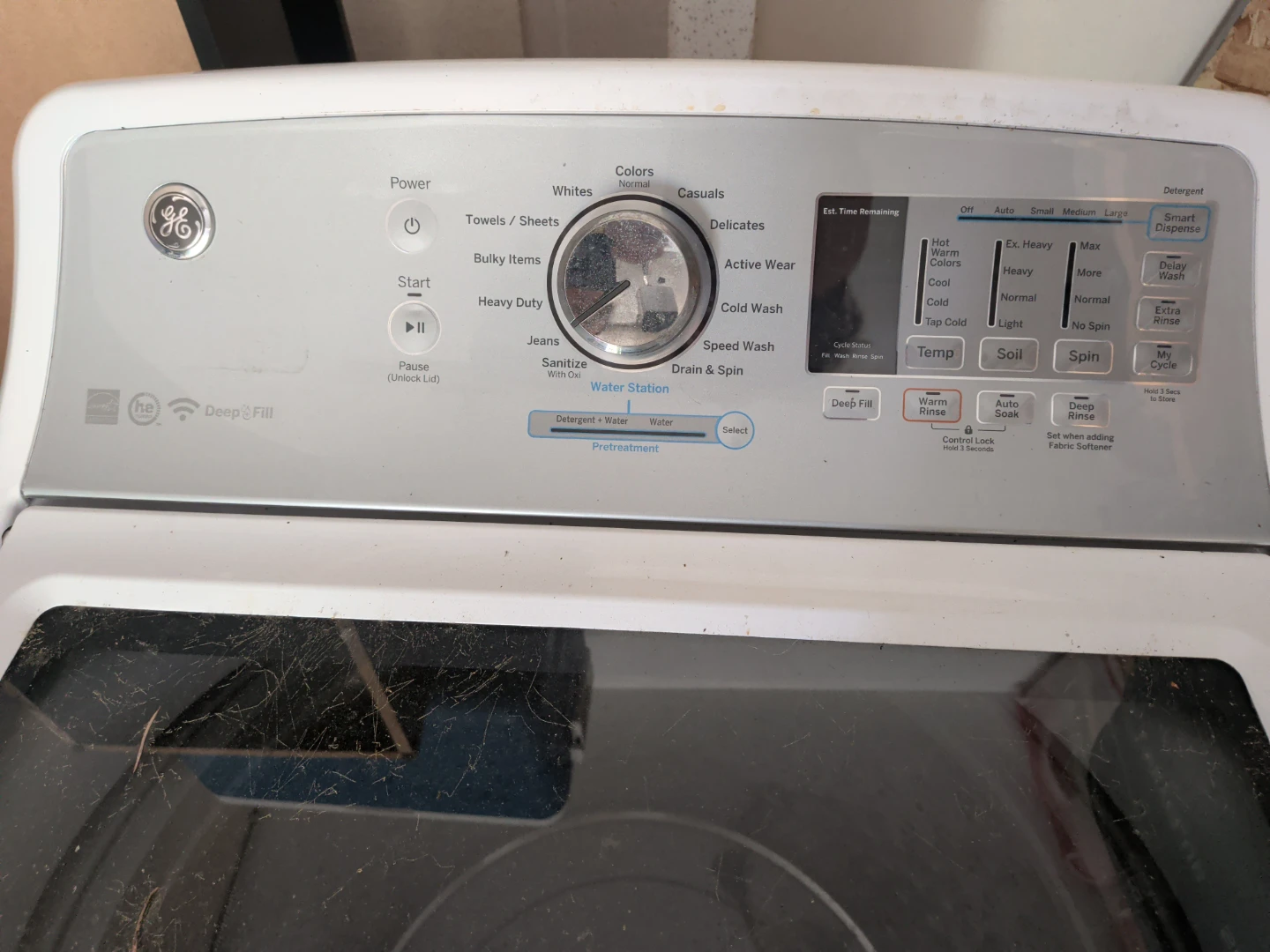 GE Top Load Washing Machine - photo 2