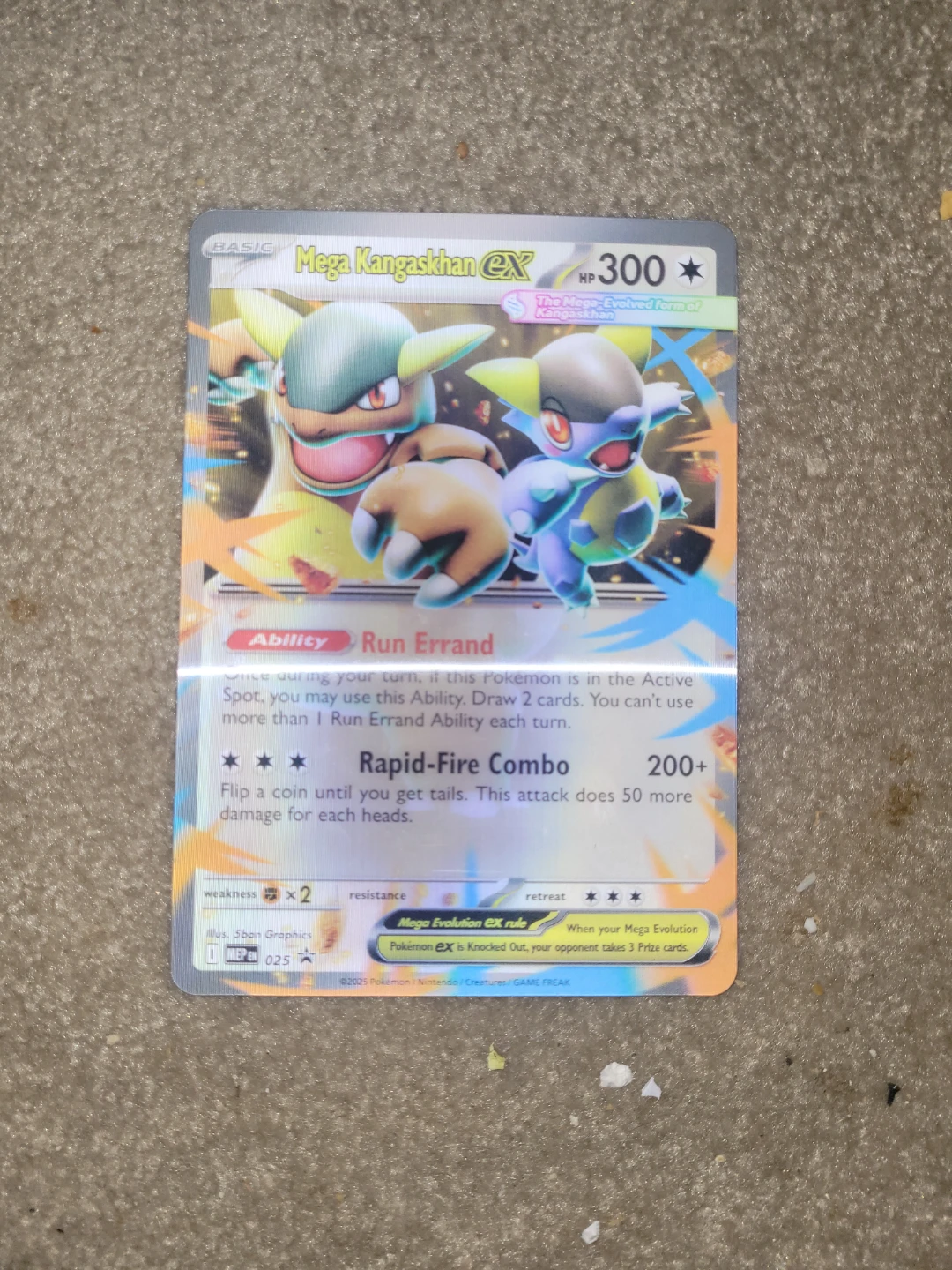 Pokemon Mega Kangaskhan EX Card