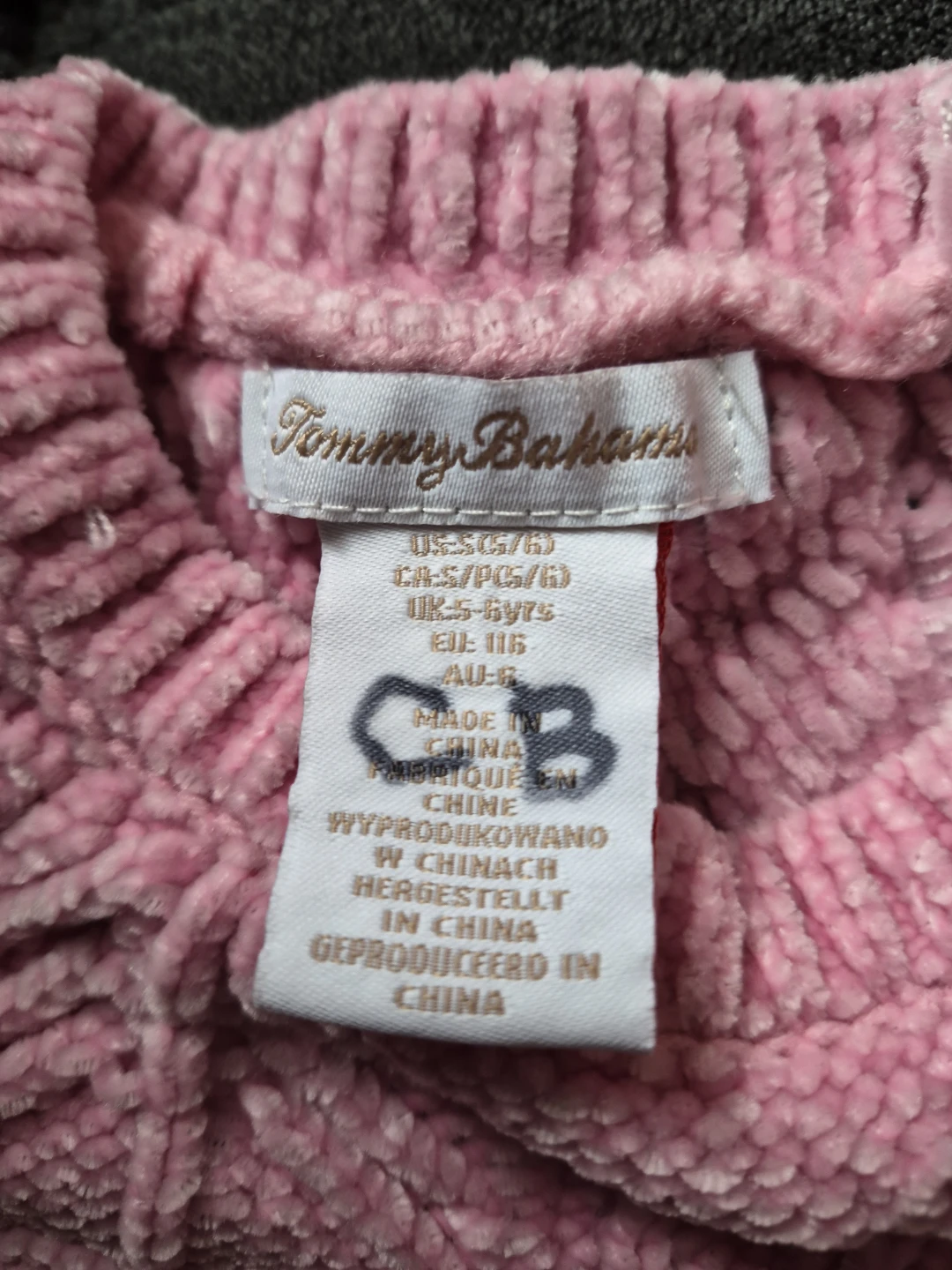 Tommy Bahama Girl Pink Sweater 5/6 - photo 2