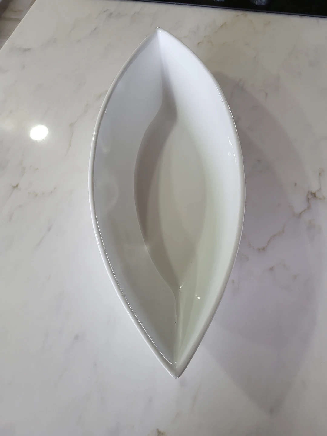 White Ceramic Serving Bowl - photo 2