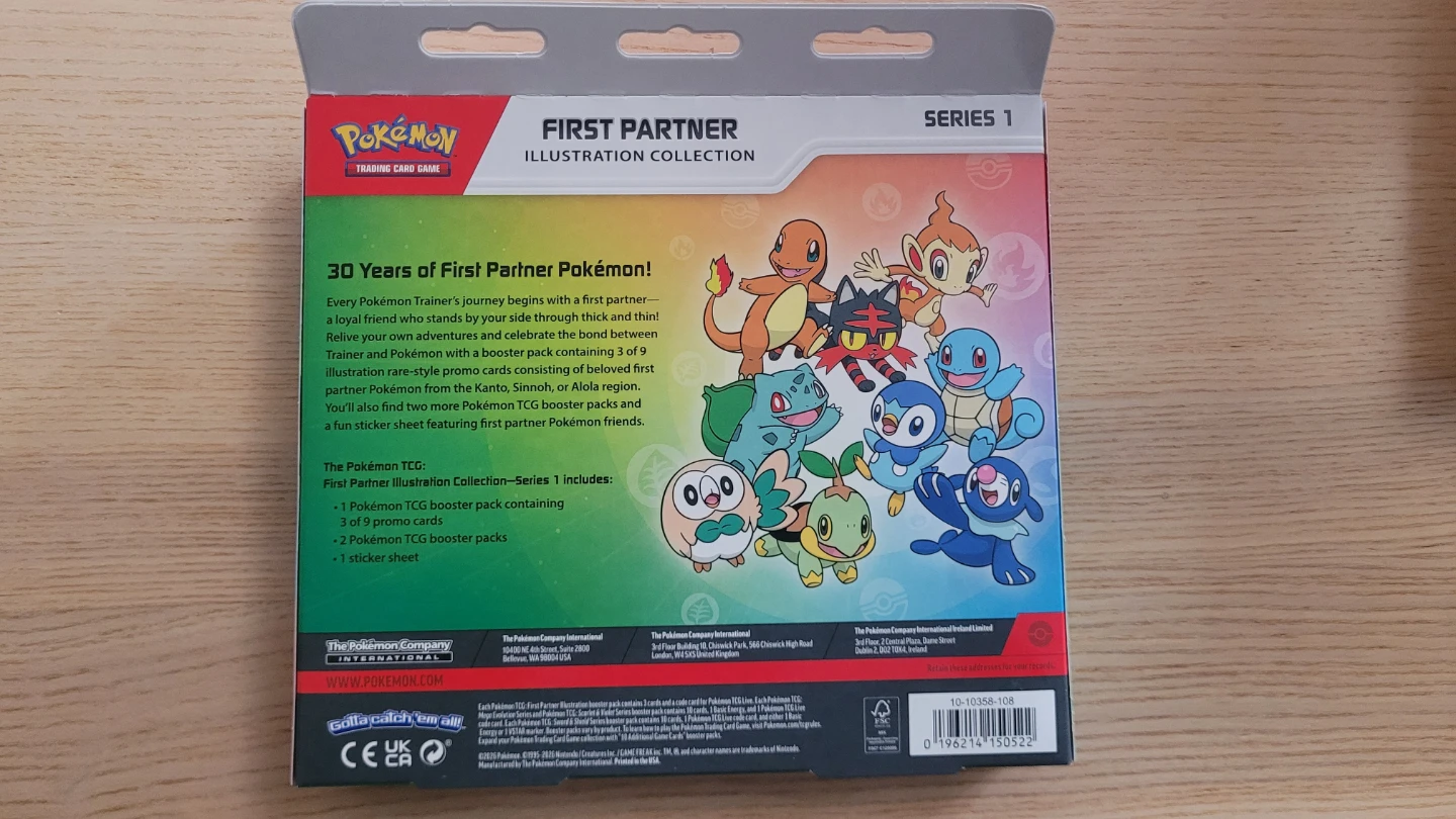 Pokémon First Partner Illustration Collection Series 1 - photo 2