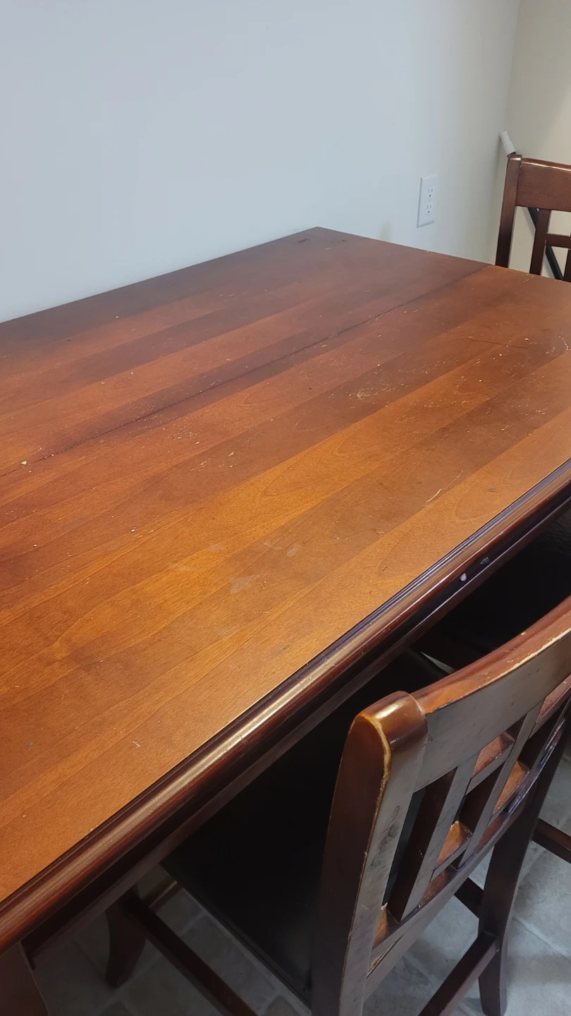 Wooden Dining Table Set with 6 Chairs - photo 2