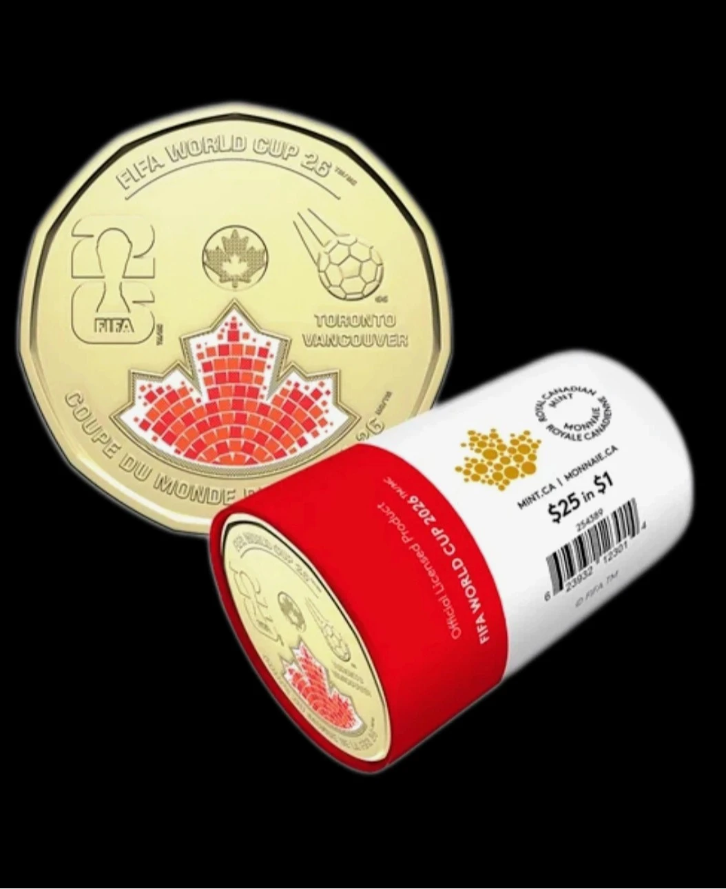 FIFA World Cup 2026 loonie Roll