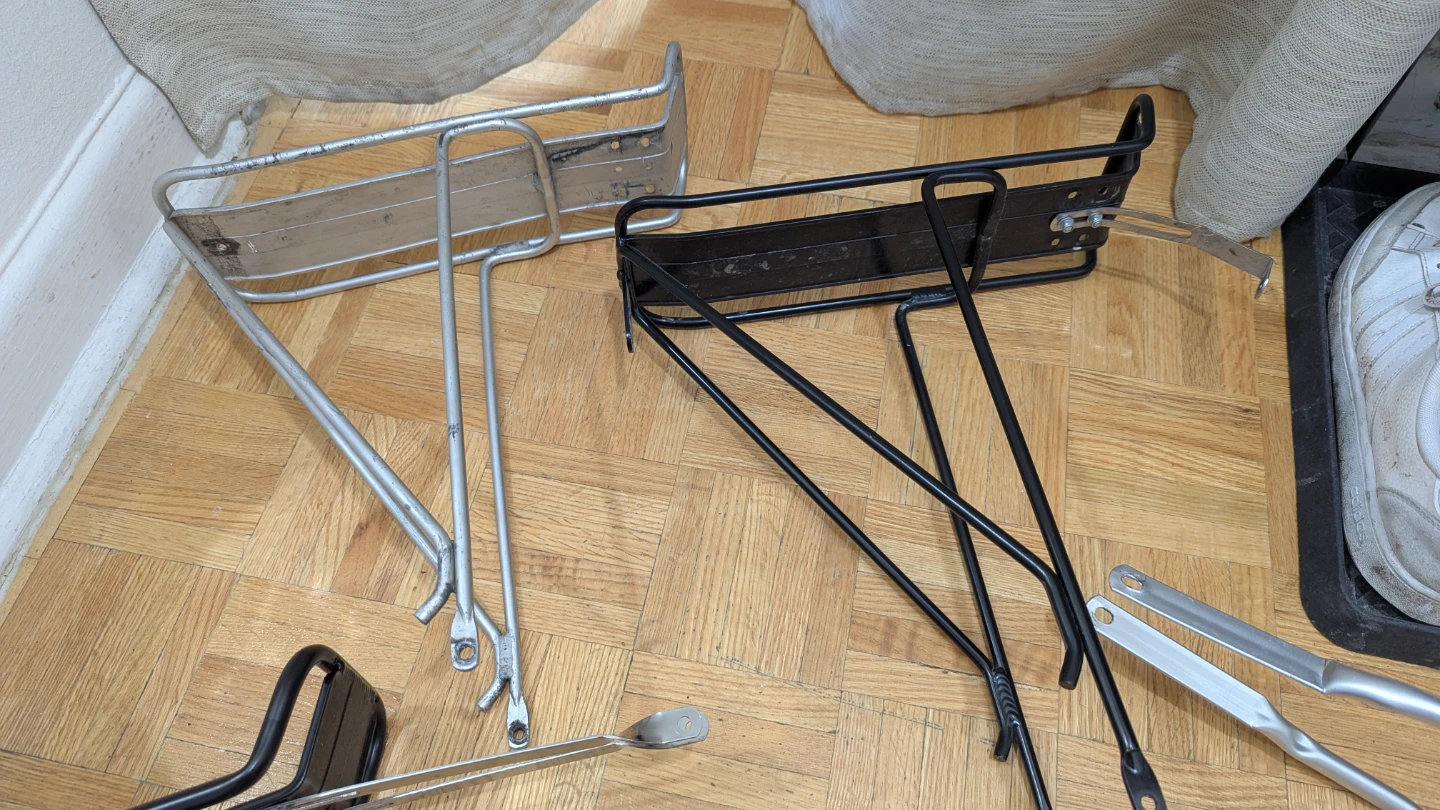 Used Rear Bike Rack Mountain Bike Cargo Rack, Bicycle basket - photo 2