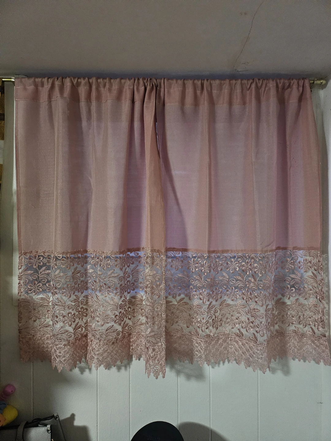 ✨ Charming Cottagecore / Coquette Lace Curtains Set ✨