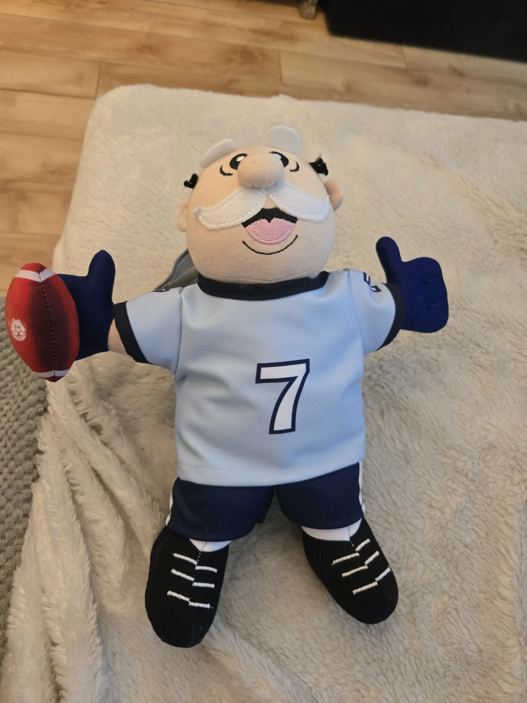 Dr Simi Plush Football Player Toy with Ball - photo 3