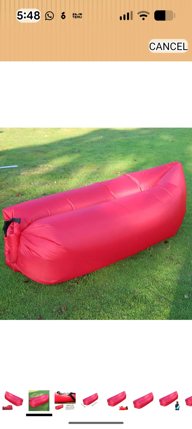 Red Inflatable Lounger - photo 2