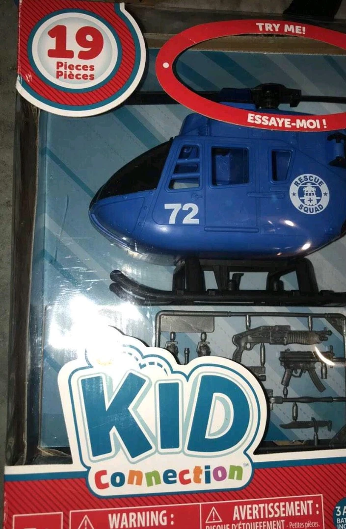 Kid Connection Police Play Set with Helicopter and Accessories - photo 2