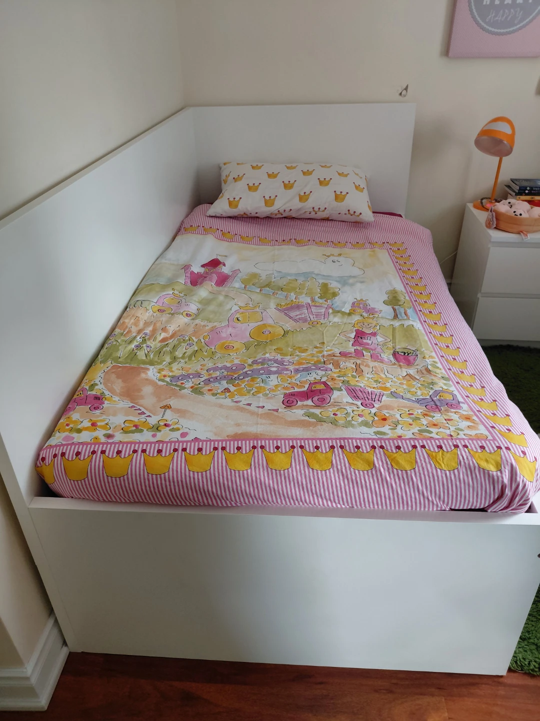 Kids Twin Bed with pull-out bed