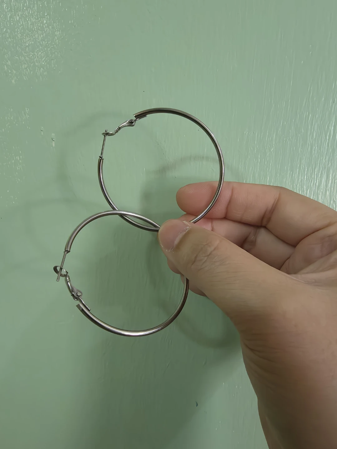 Silver Hoop Earrings