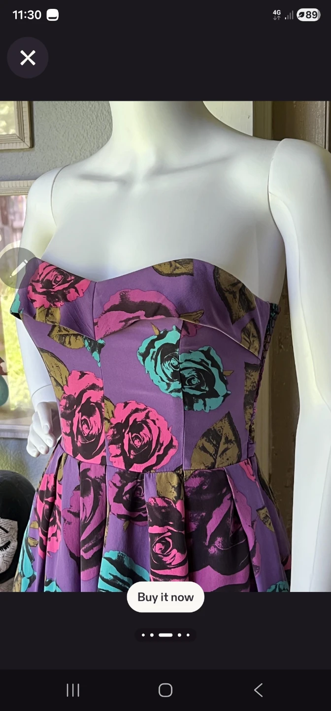 Y2K Vintage Betsey Johnson Strapless Dress - photo 2