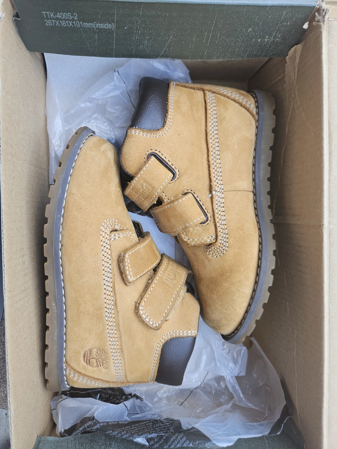 Timberland Kids Boots Size (Toddler US 9) Tan Suede