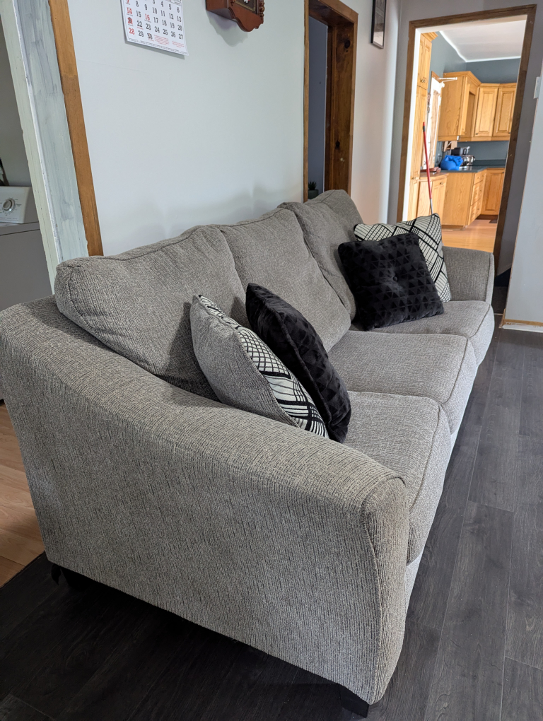 Grey Fabric Sofa