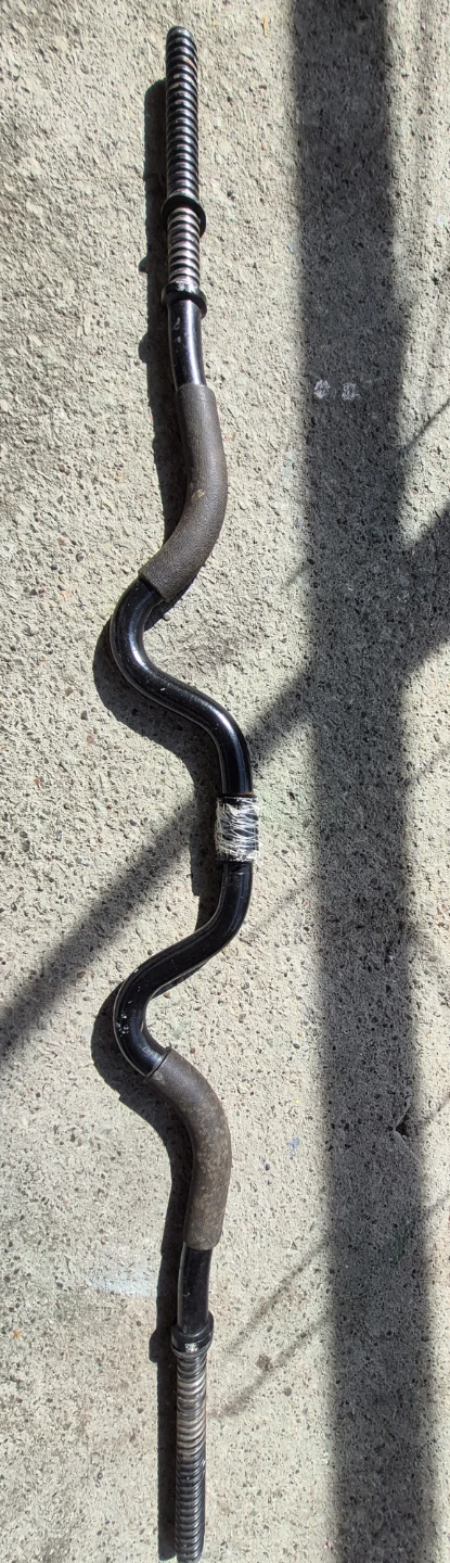 Curved Weight Barbell with Grips