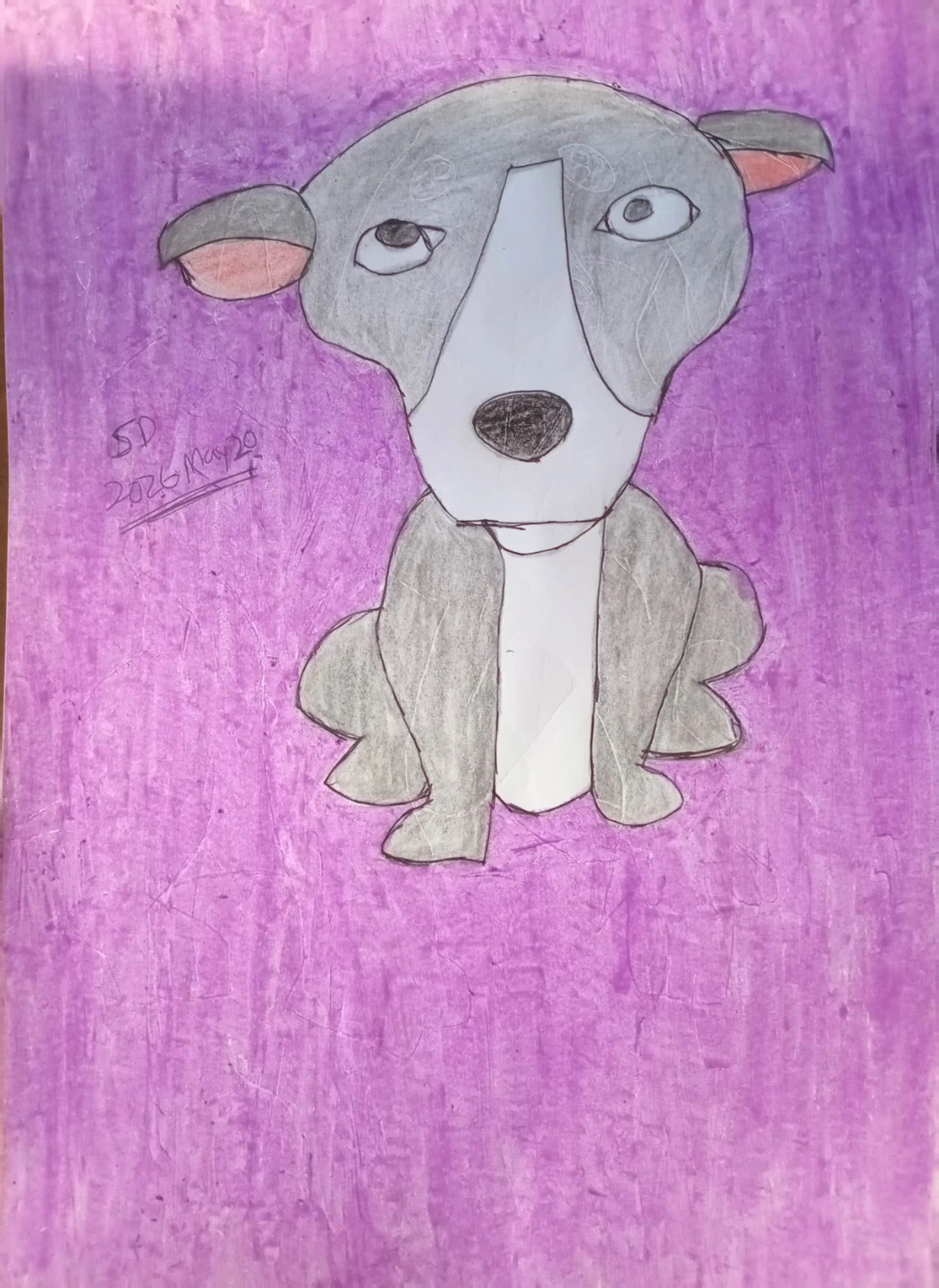 GREY DOG BY CUSTOM ARTIST SHERWIN - photo 5