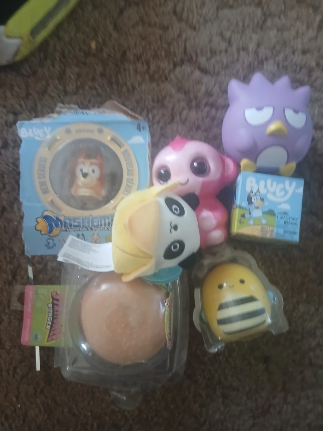 Assorted Squishmallow and Mash'ems Toys