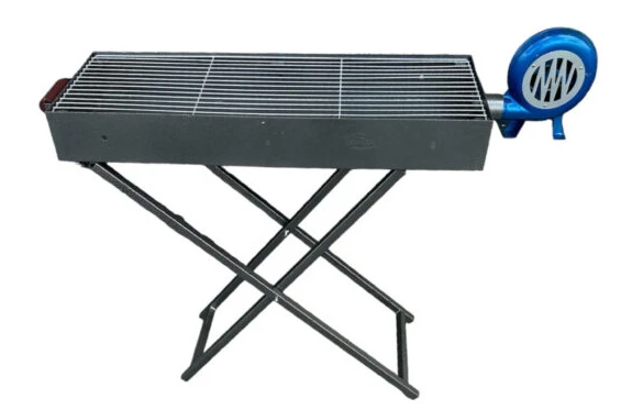 Barbeque BBQ Grill With Blower 80 x 30 cm