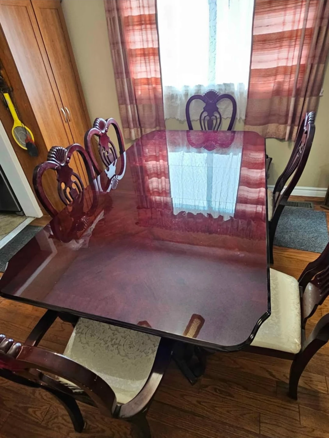 Wooden Dining Table with Chairs - photo 2