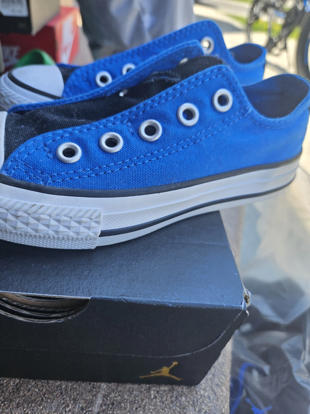 Converse All Star Shoes Blue Size US 11 junior - photo 2