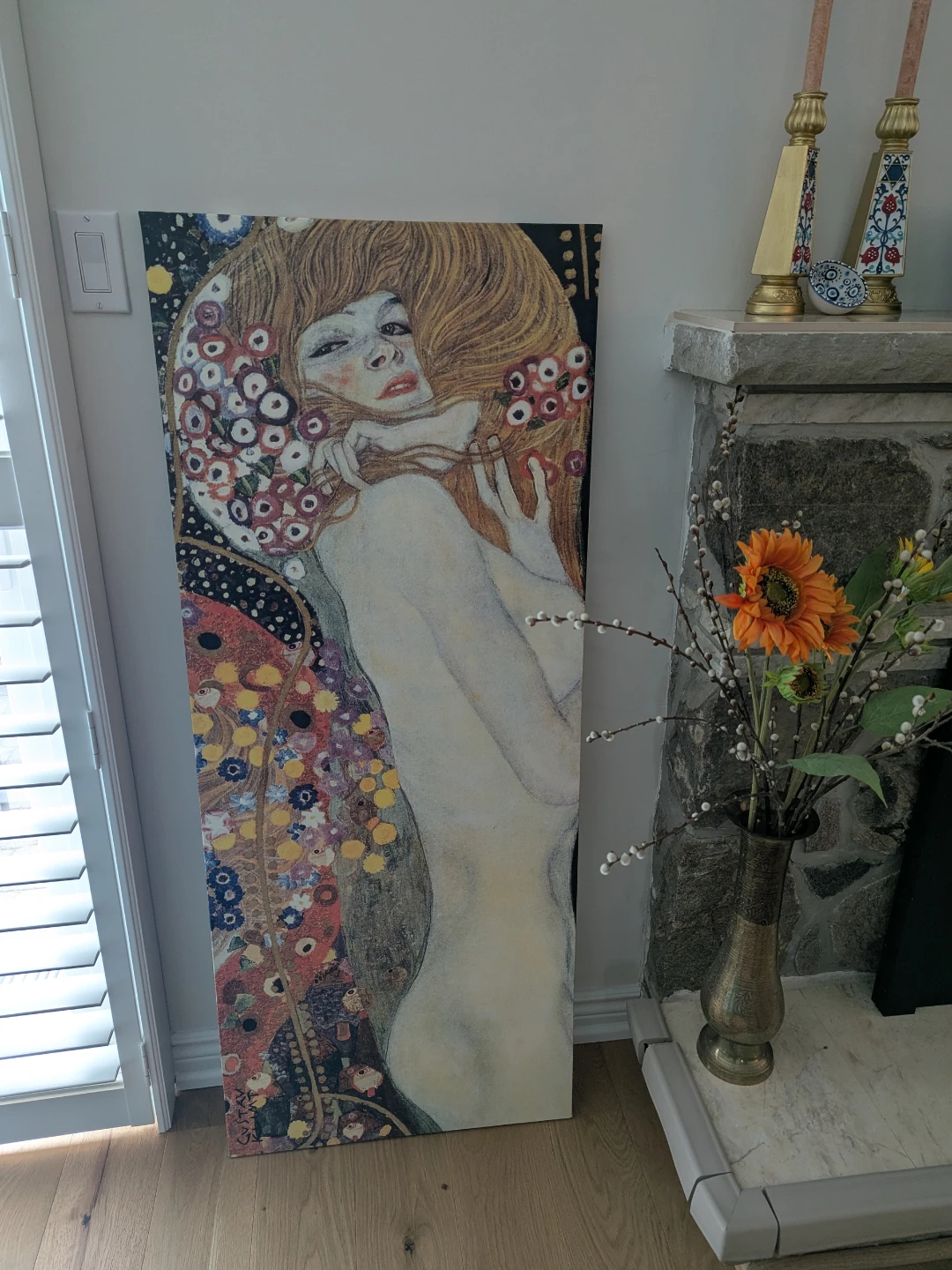 Gustav Klimt "The Kiss" Canvas Print