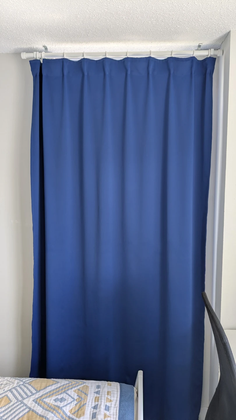 Ikea blackout curtains with all the required parts - photo 2