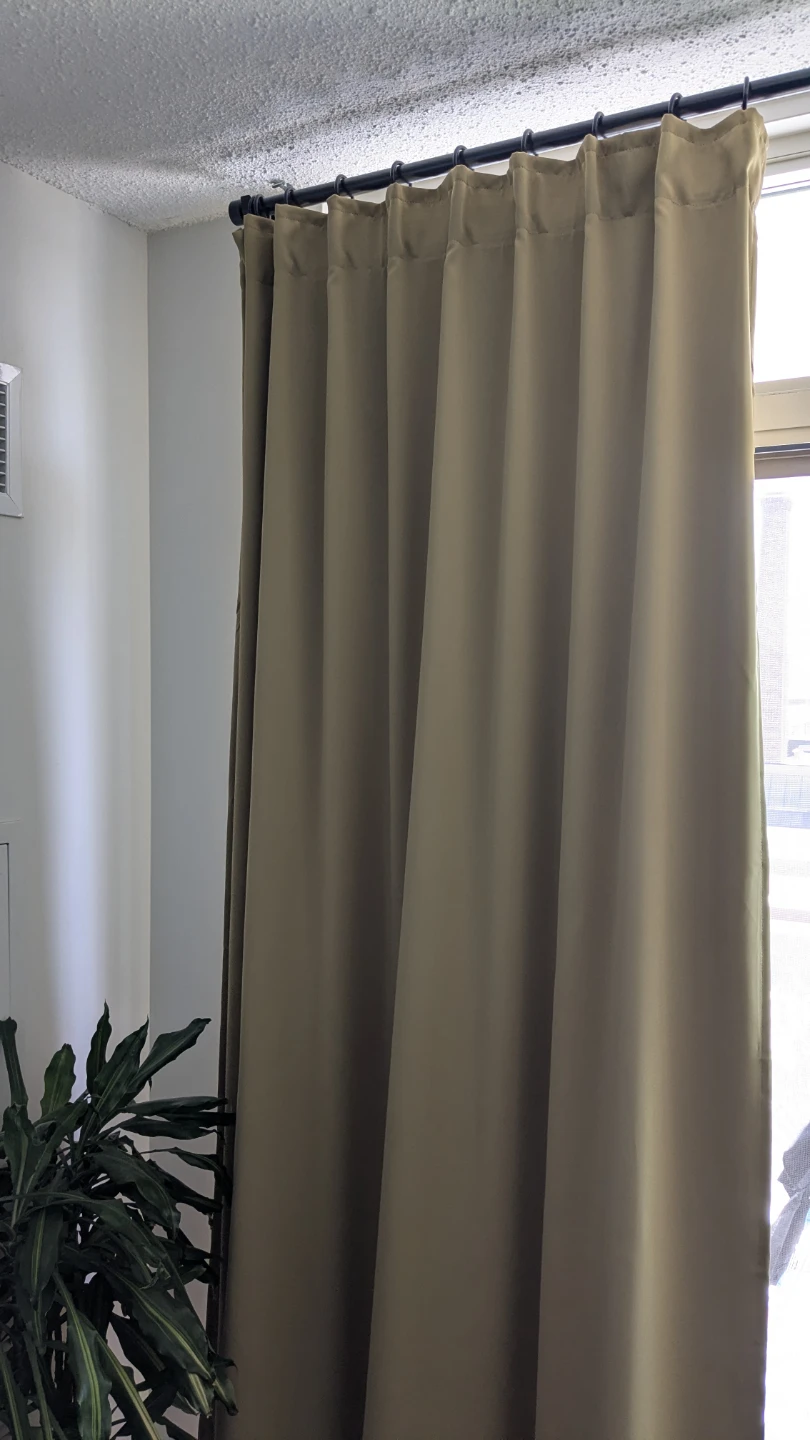 Ikea blackout curtains with all the required parts - photo 3