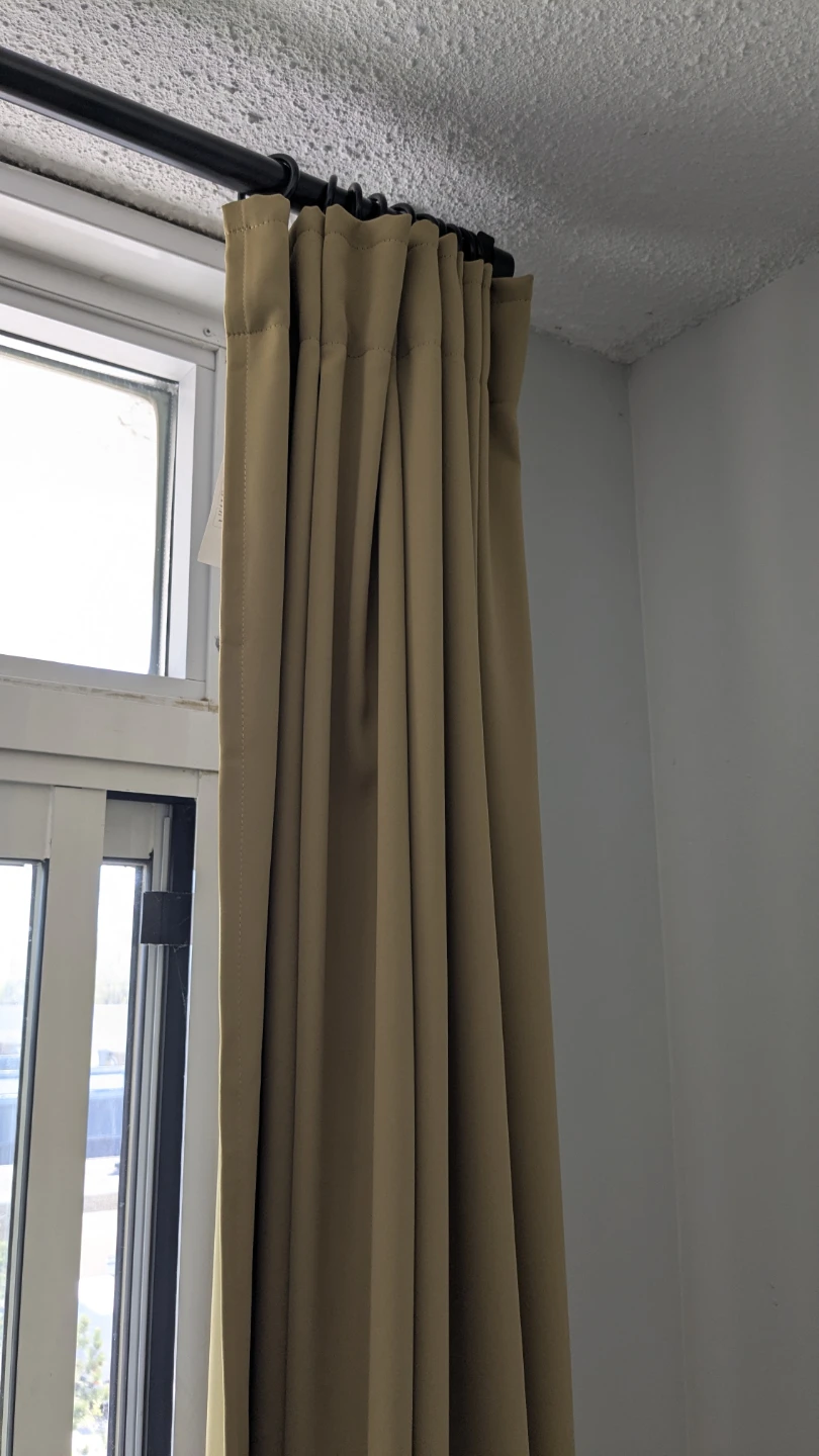 Ikea blackout curtains with all the required parts - photo 4