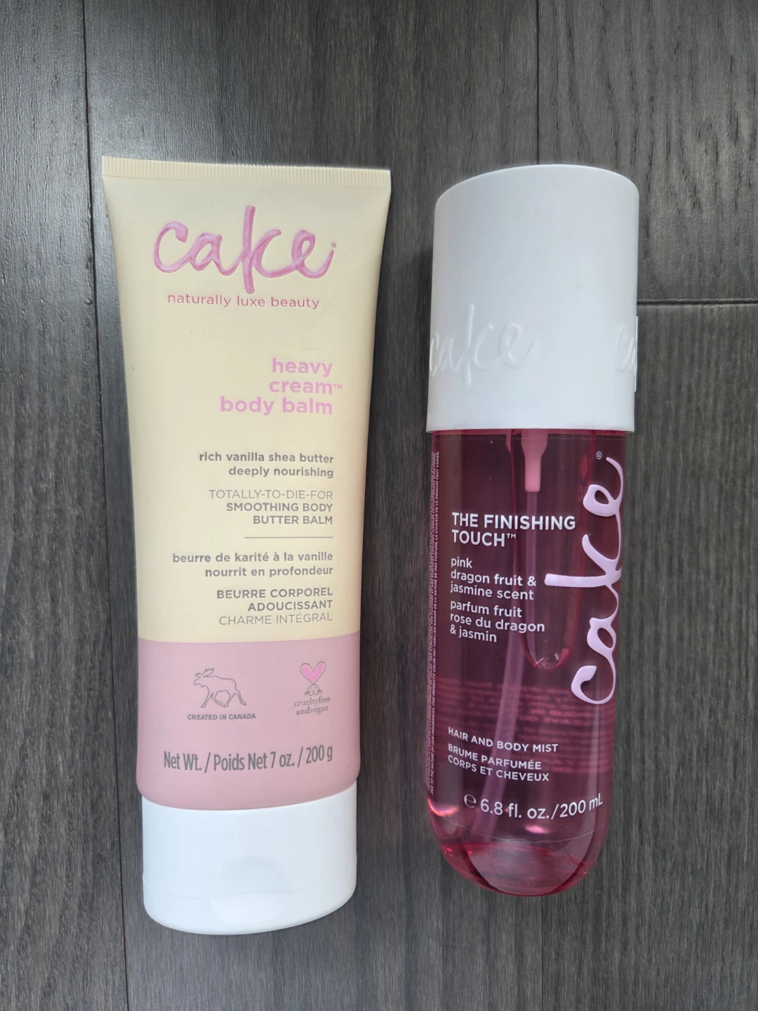 Cake Body Balm & Hair & Body Mist