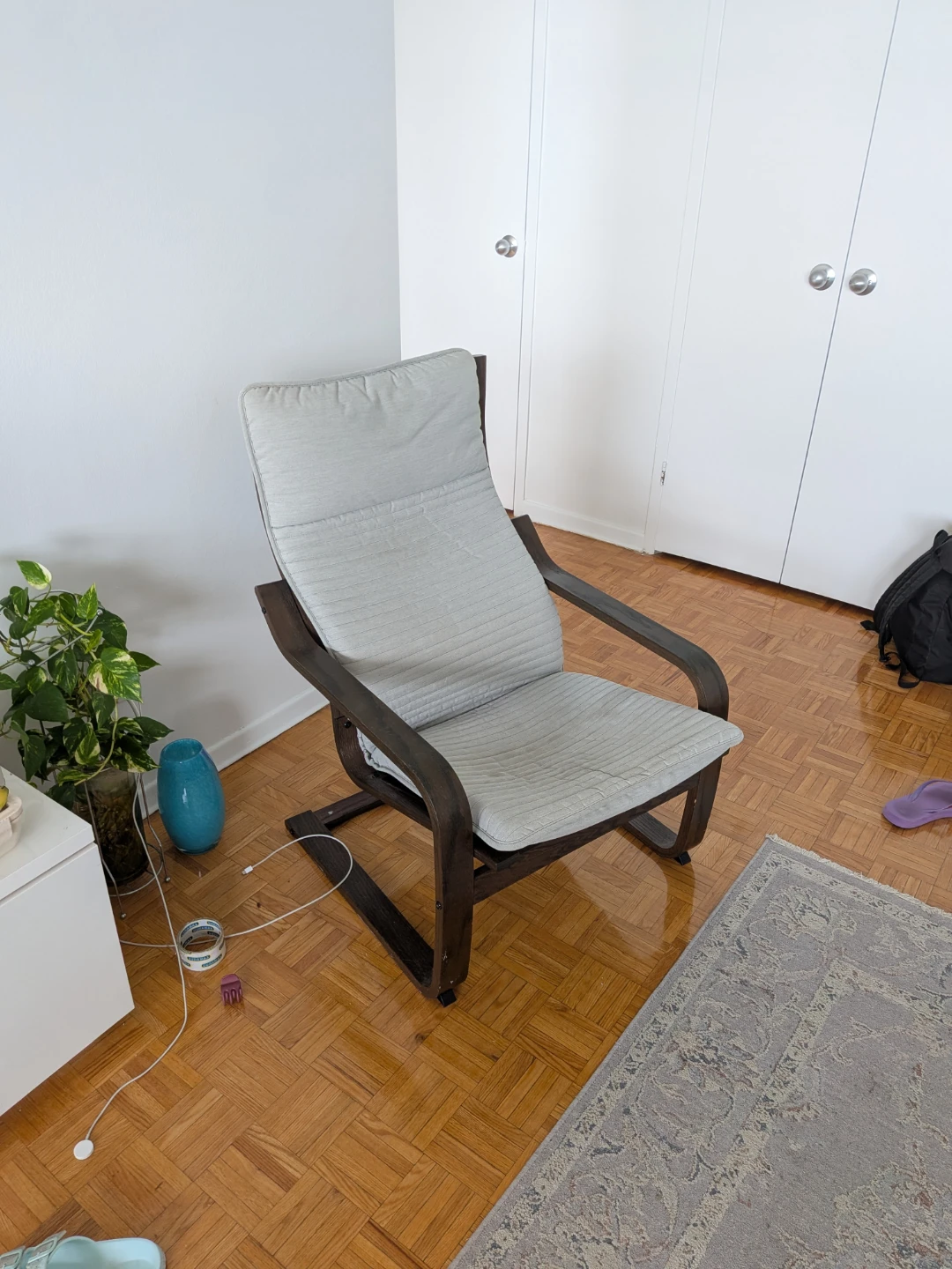 IKEA Poäng Armchair - Light Grey