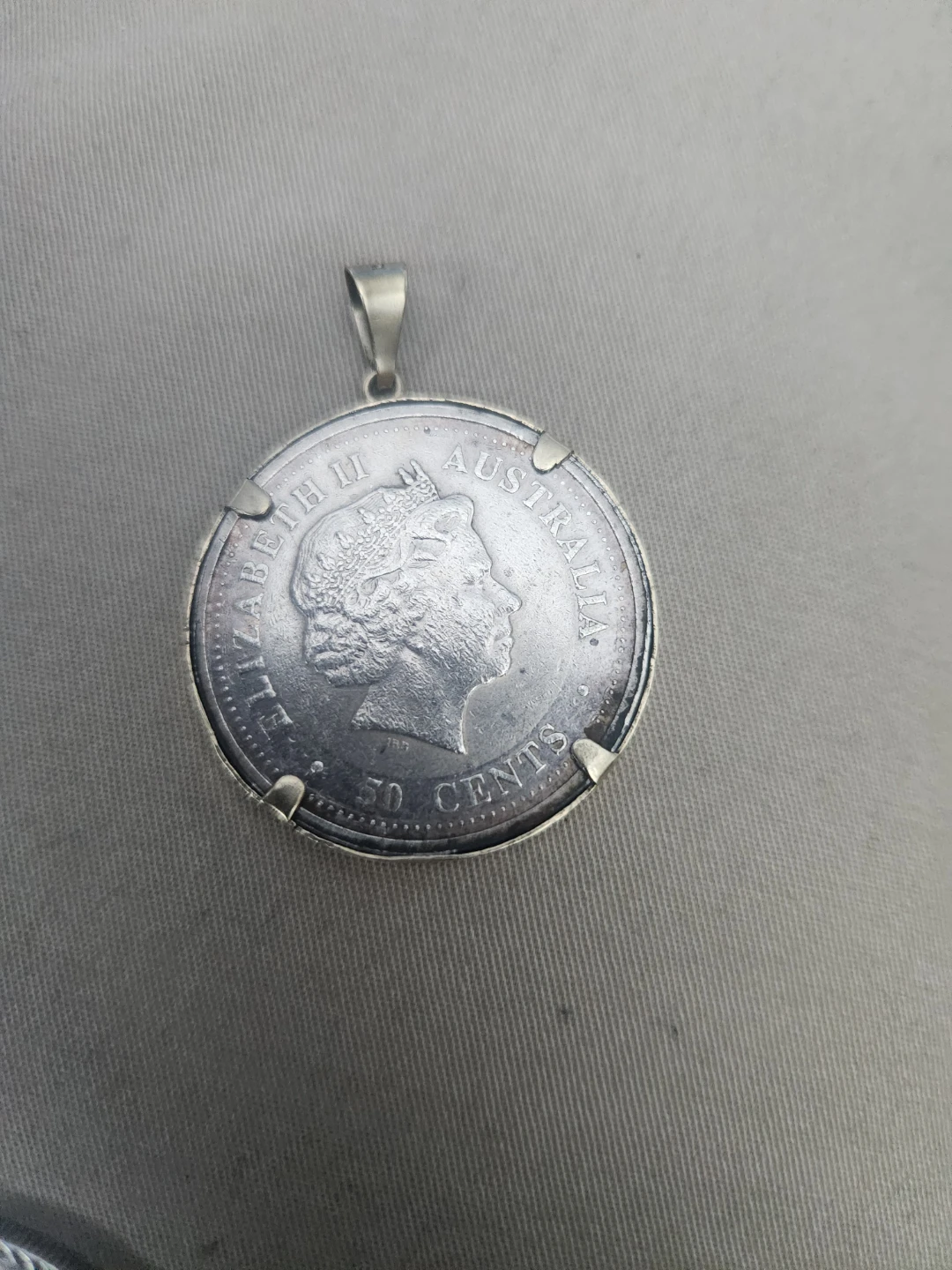 Dragon 1/2 oz 999 Silver Pendant - photo 3
