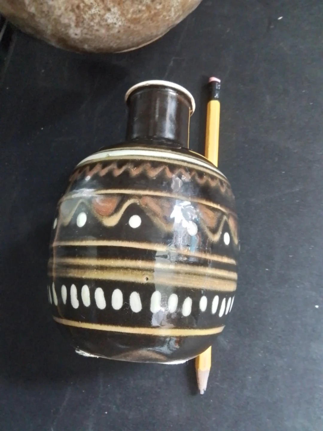VNG MCM DANISH ART POTTERY VASE BY INGE-LISE EDER - photo 4